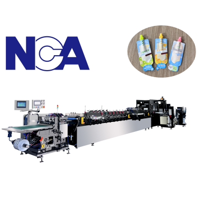 NCA600SZQ型 三邊封、自立、一出三企鵝包制袋機(jī)